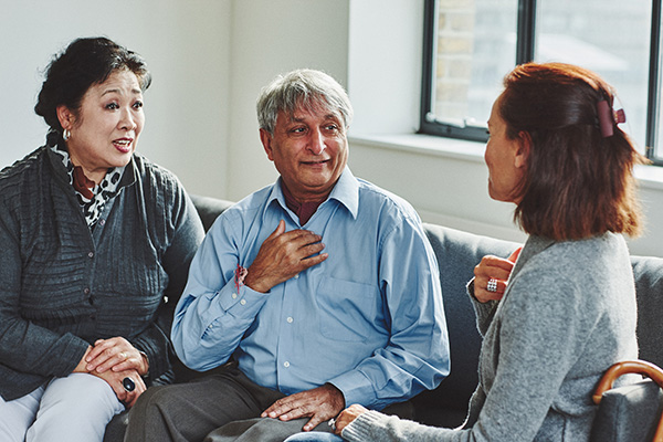 An interpreter in a consultation